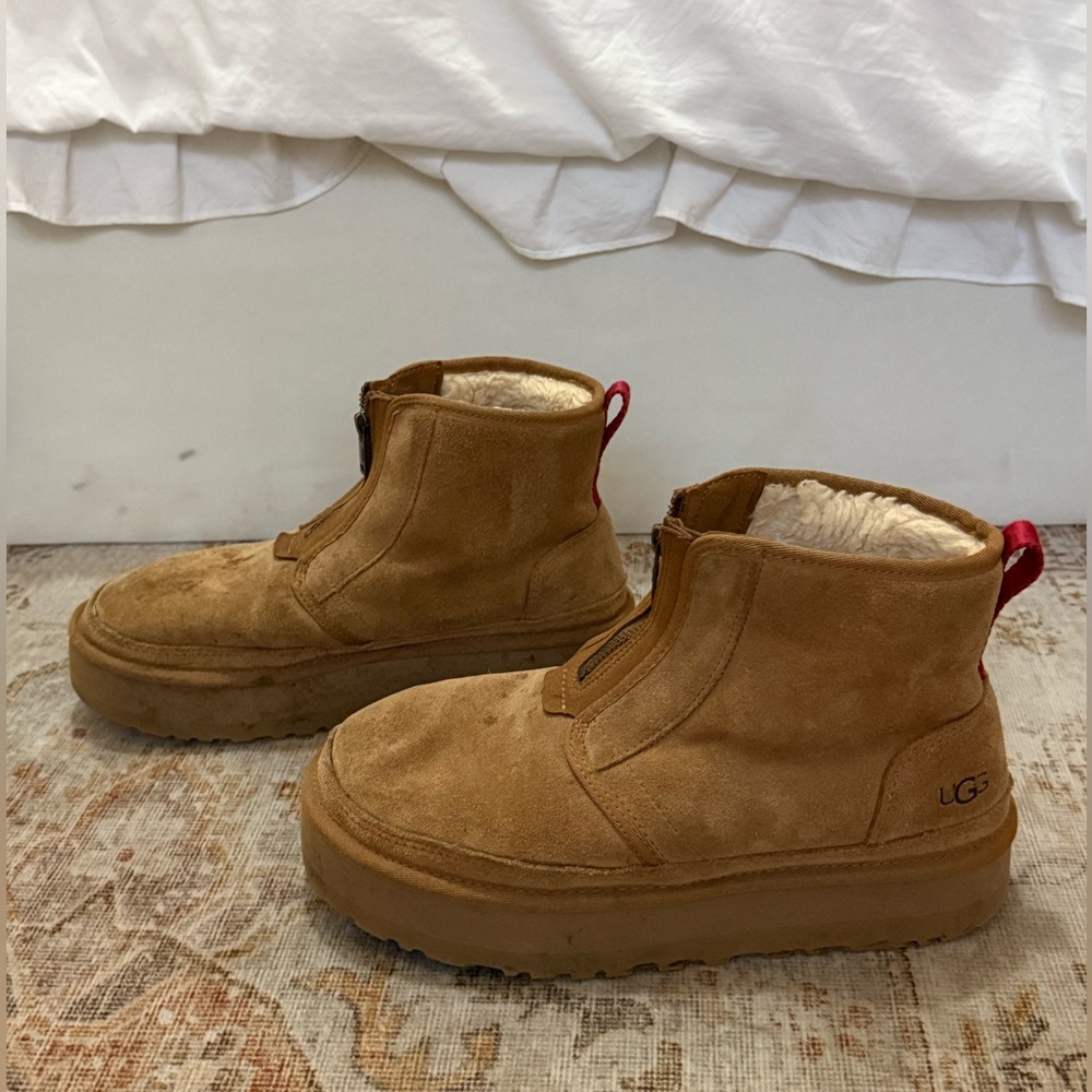 UGG Neumel Platform Zip Suede